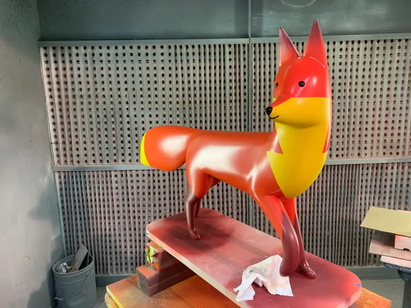 Google Foxes Art Installations project | Hiwire